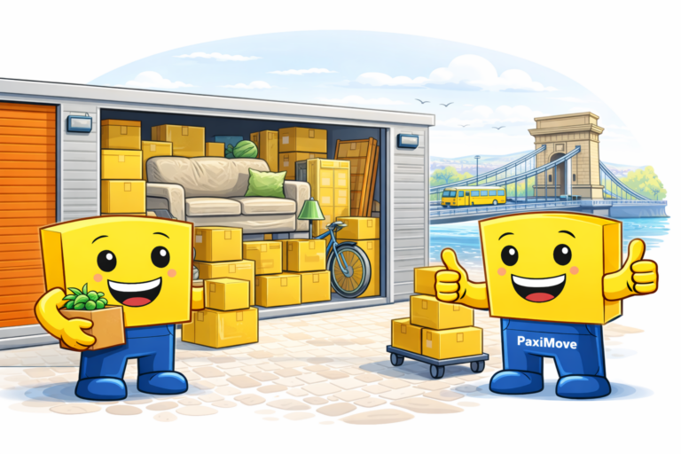 Bútorraktározás költözés közben